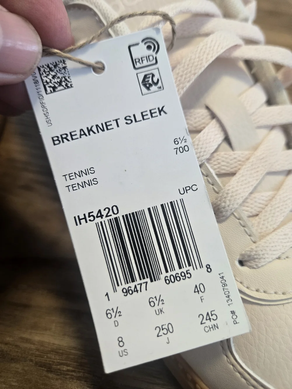 adidas Breaknet Sleek Lace Up  Womens Size 8 Sneakers Casual Shoes IH5420 - Picture 10 of 12